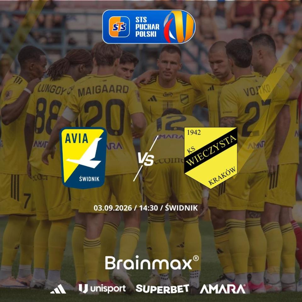Avia Świdnik - Wieczysta Kraków 3:1, 03.09.2026