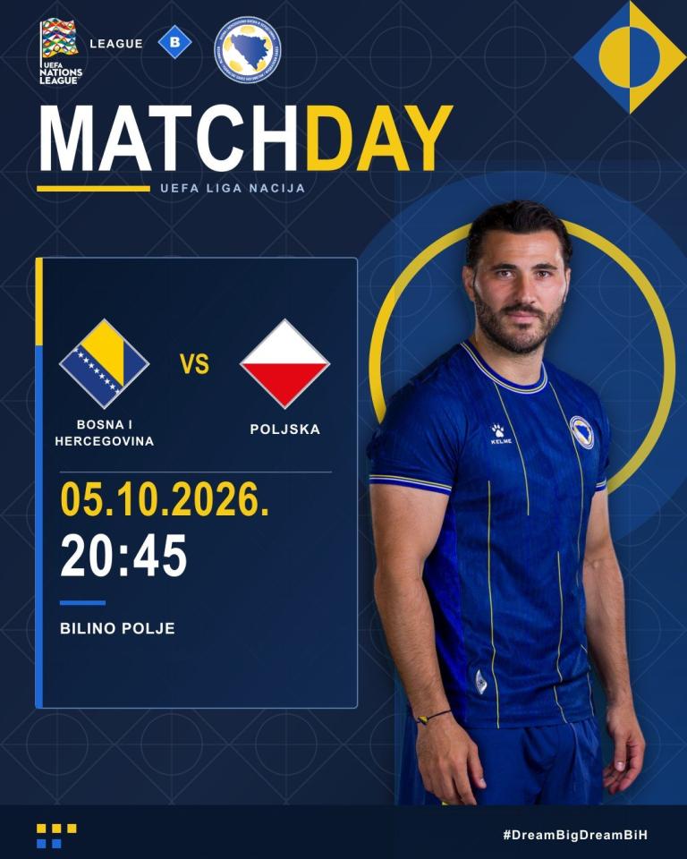 Bośnia i Hercegowina - Polska 1:0, 05.10.2026