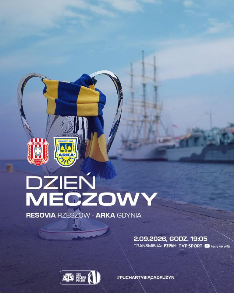 Resovia Rzeszów - Arka Gdynia 0:4, 02.09.2026