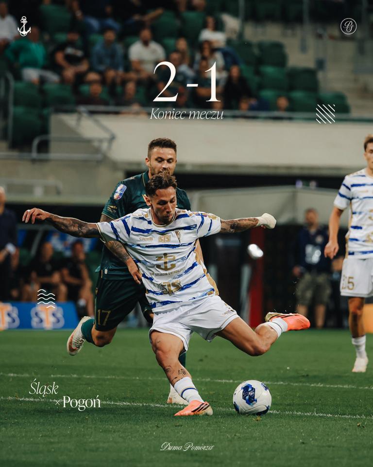 Śląsk Wrocław - Pogoń Szczecin 2:1, 03.09.2026