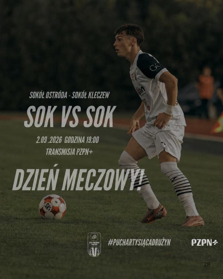 Sokół Ostróda - Sokół Kleczew 1:2, 02.09.2026