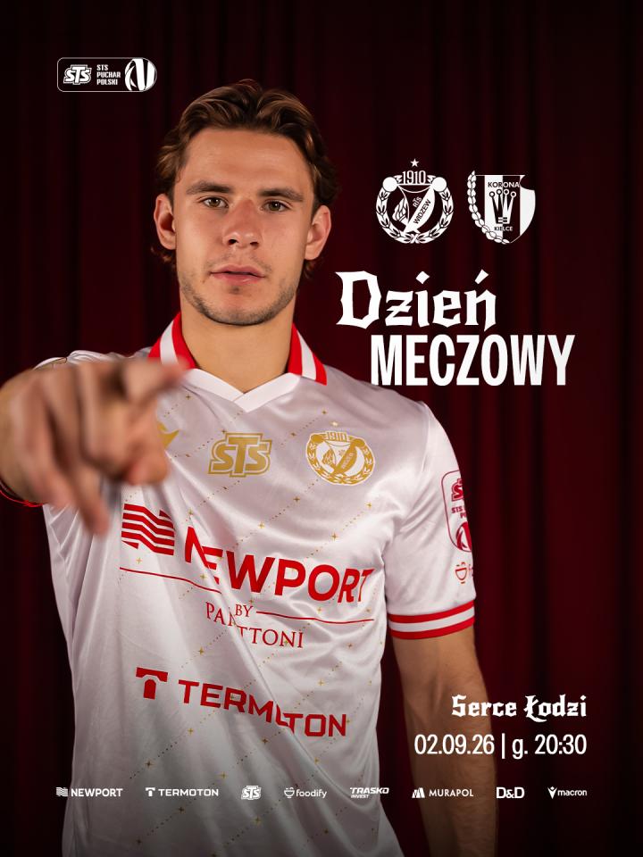 Widzew Łódź - Korona Kielce 0:1, 02.09.2026