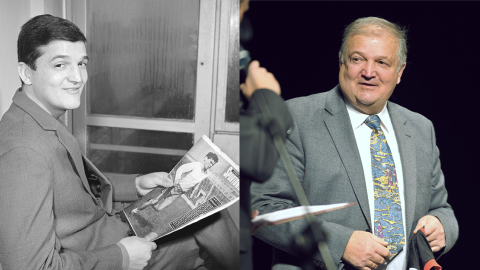 Hubert Kostka w 1962 i 2012 roku.