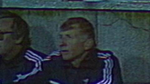 Sverre Andersen podczas meczu Legia Warszawa - Viking Stavanger 3:0 (18.09.1985)