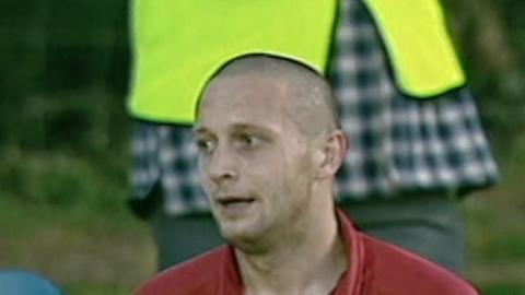TNS Llansantffraid FC - Amica Wronki 2:7 (19.08.2002) Grzegorz Król