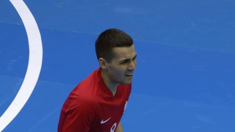 Czechy - Polska 3:3 (09.04.2021) futsal Sebastian Grubalski