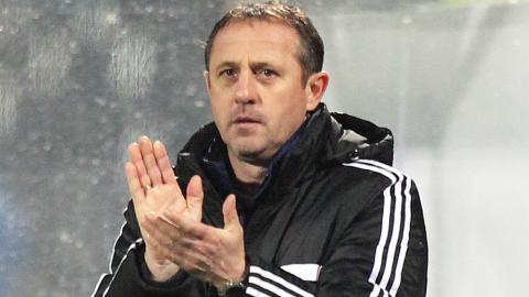 Robert Warzycha (trener Górnika, 2014).
