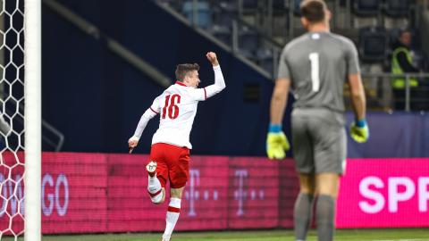 Polska - Izrael 1:2 (07.09.2021) U21 Kacper Smoliński