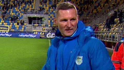 Arka Gdynia - Bytovia Bytów 1:0 (29.11.2016) Grzegorz Niciński