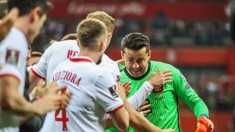Polska - San Marino 5:0 (09.10.2021) Łukasz Fabiański