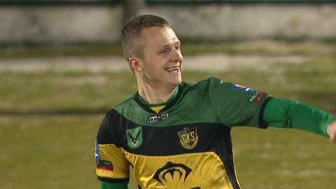 Wigry Suwałki - GKS Jastrzębie 1:1 (30.11.2016) Damian Tront