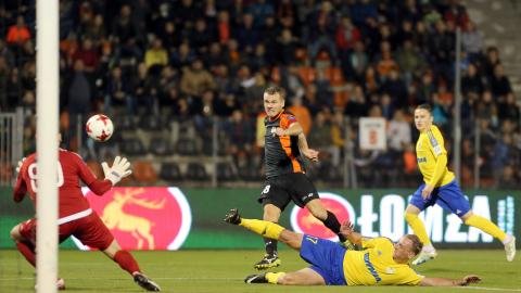Chrobry Głogów - Arka Gdynia 0:2 (25.10.2017) Michał Ilków-Gołąb