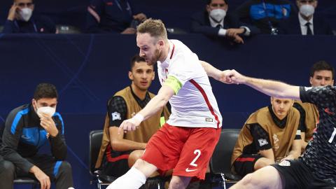 Polska - Chorwacja 1:3 (21.01.2022) futsal Michał Kubik