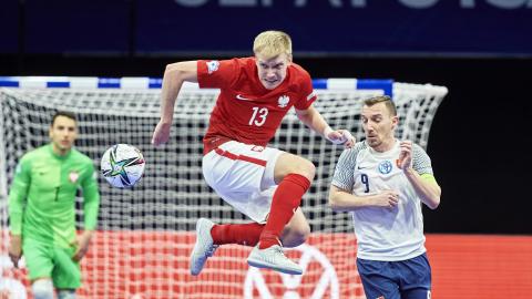 Polska - Słowacja 2:2 (25.01.2022) futsal Tomasz Kriezel