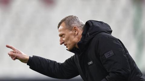 ŁKS Łódź - Zagłębie Lubin 0:1 (27.10.2021) Dariusz Żuraw