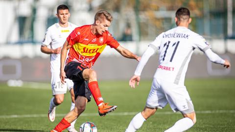 Ślęza Wrocław - Górnik Zabrze 1:2 (27.10.2021) Piotr Stępień