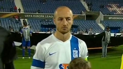 Belenenses Lizbona - Lech Poznań 0:0 (26.11.2015) Łukasz Trałka