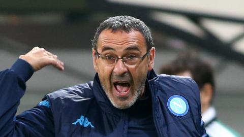 Maurizio Sarri (trener Napoli, 2015).