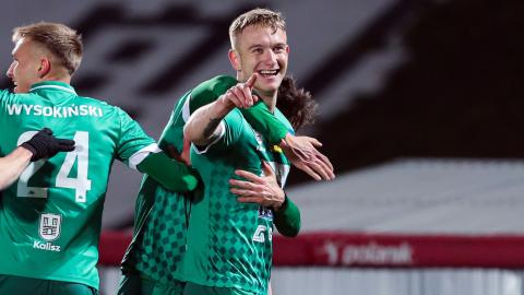KKS Kalisz - Śląsk Wrocław 3:0 (01.03.2023) Michał Borecki