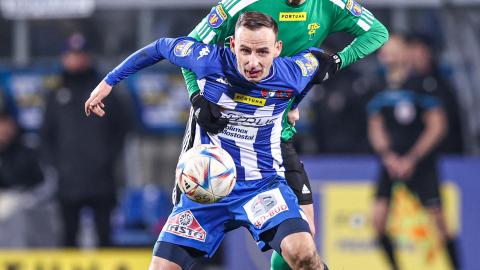 Pogoń Siedlce - Górnik Łęczna 0:1 (28.02.2023) Damian Szuprytowski