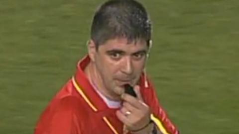 Aris Saloniki - Jagiellonia Białystok 2:2 (05.08.2010) sędzia Alexandru Deaconu