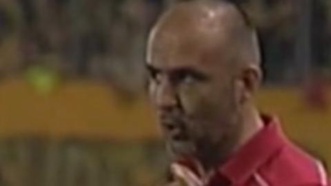 Aris Saloniki - Jagiellonia Białystok 2:2 (05.08.2010) Michał Probierz