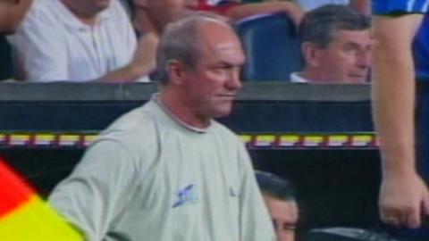 FC Barcelona - Wisła Kraków 1:0 (22.08.2001) Franciszek Smuda