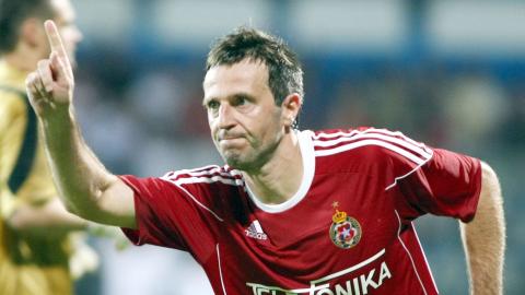 Wisła Kraków - FK Šiauliai 5:0 (22.07.2010) Maciej Żurawski