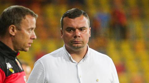 Jagiellonia Białystok - Śląsk Wrocław 2:0 (26.09.2023) Adrian Siemieniec