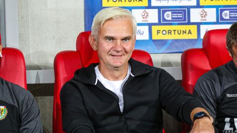 Jagiellonia Białystok - Śląsk Wrocław 2:0 (26.09.2023) Jacek Magiera