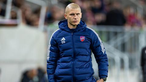 Raków Częstochowa - Sporting Lizbona 1:1 (26.10.2023) Dawid Szwarga