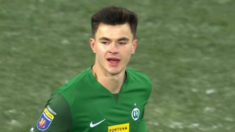 Jagiellonia Białystok - Warta Poznań 2:0 (05.12.2023) Wiktor Pleśnierowicz