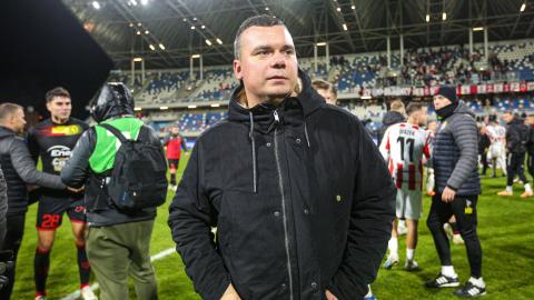Resovia Rzeszów - Jagiellonia Białystok 1:3 (08.11.2023) Adrian Siemieniec