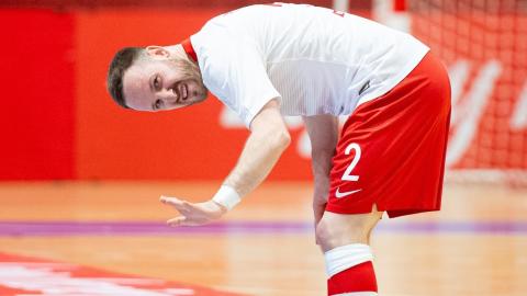 Polska - Chorwacja 2:3 (12.04.2024) futsal Michał Kubik