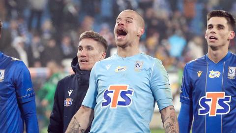 Lech Poznań - Warta Poznań 2:0 (28.11.2021) Filip Bednarek