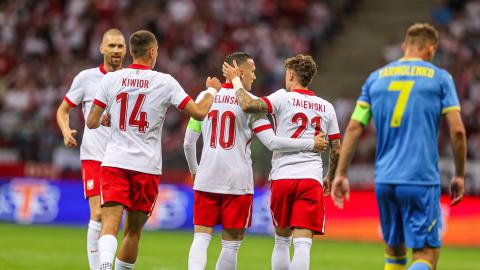 Polska - Ukraina 3:1, 07.06.2024 Nikola Zalewski Piotr Zieliński