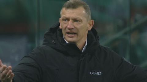 Legia Warszawa - Zagłębie Lubin 4:0 (15.12.2021) Dariusz Żuraw