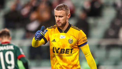 Legia Warszawa - Śląsk Wrocław 1:0 (07.03.2022) Michał Szromnik