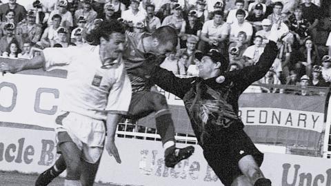 Jan Furtok w meczu z San Marino