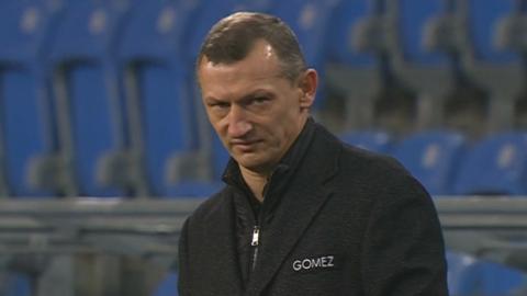 Lech Poznań - Pogoń Szczecin 0:4, 16.12.2020 Dariusz Żuraw