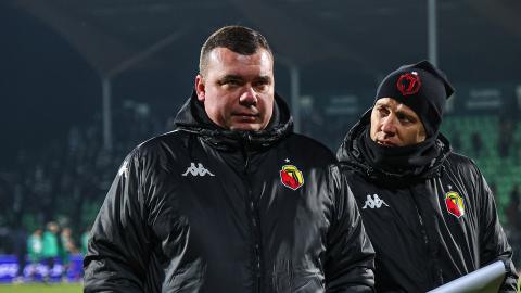 Olimpia Grudziądz - Jagiellonia Białystok 1:3, 05.12.2024 Adrian Siemieniec