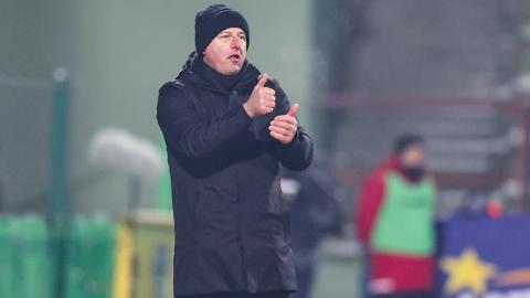 Raków Częstochowa - Pogoń Szczecin 0:1, 29.01.2021 Kosta Runjaić