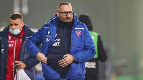 Raków Częstochowa - Pogoń Szczecin 0:1, 29.01.2021 Marek Papszun