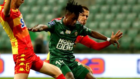 Śląsk Wrocław - Jagiellonia Białystok 1:0, 24.10.2020 Lubambo Musonda
