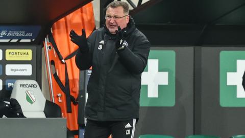 Legia Warszawa - Raków Częstochowa 2:0, 06.02.2021 Czesław Michniewicz