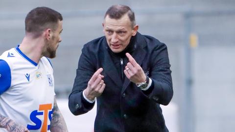 Pogoń Szczecin - Lech Poznań 0:1, 07.03.2021 Dariusz Żuraw