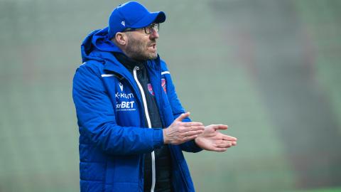 Raków Częstochowa - Lech Poznań 3:1, 17.04.2021 Marek Papszun