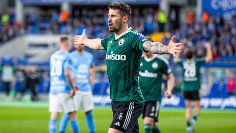 Ruch Chorzów - Legia Warszawa 0:5, 02.04.2025 Paweł Wszołek