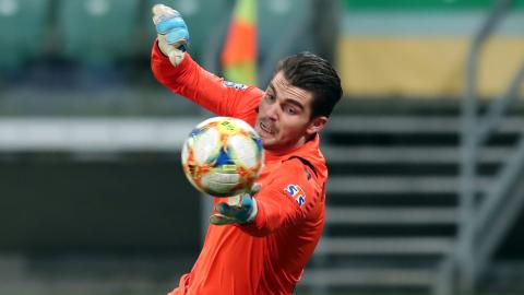 Śląsk Wrocław - Lech Poznań 1:1, 14.12.2019 Mickey van der Hart