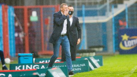 Piast Gliwice - Lech Poznań 0:2, 20.06.2020 Dariusz Żuraw